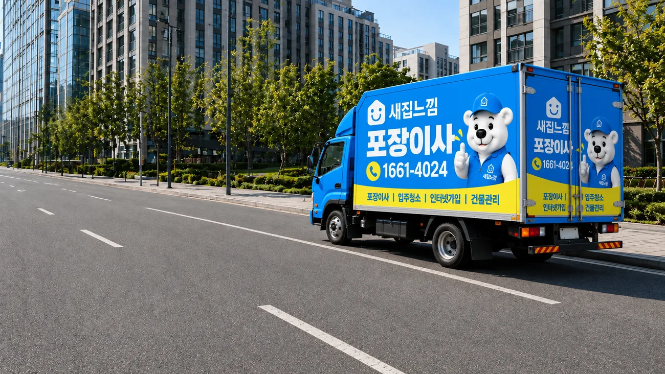 새집느낌 이사 차량